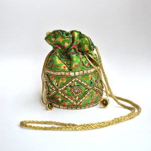 Bombonera clutch verde