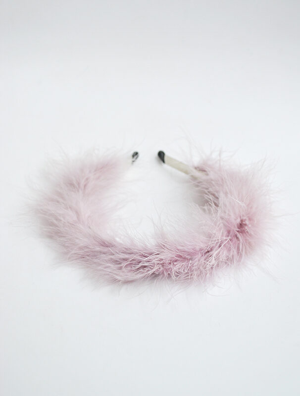 Diadema tocado plumas