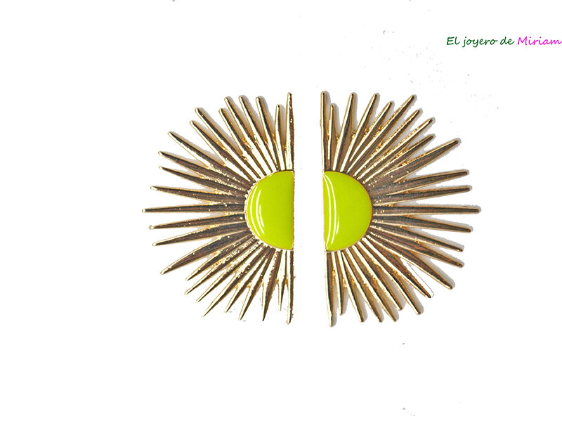 Pendientes lima resina