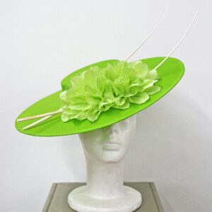 Tocado fiesta verde lima