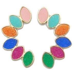 Pendientes piedras multi