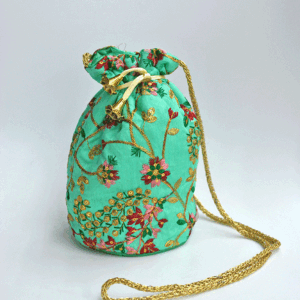 Bombonera verde agua