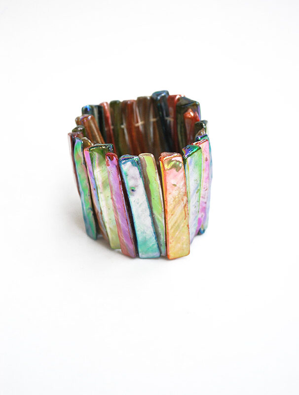 Brazalete nácar multicolor