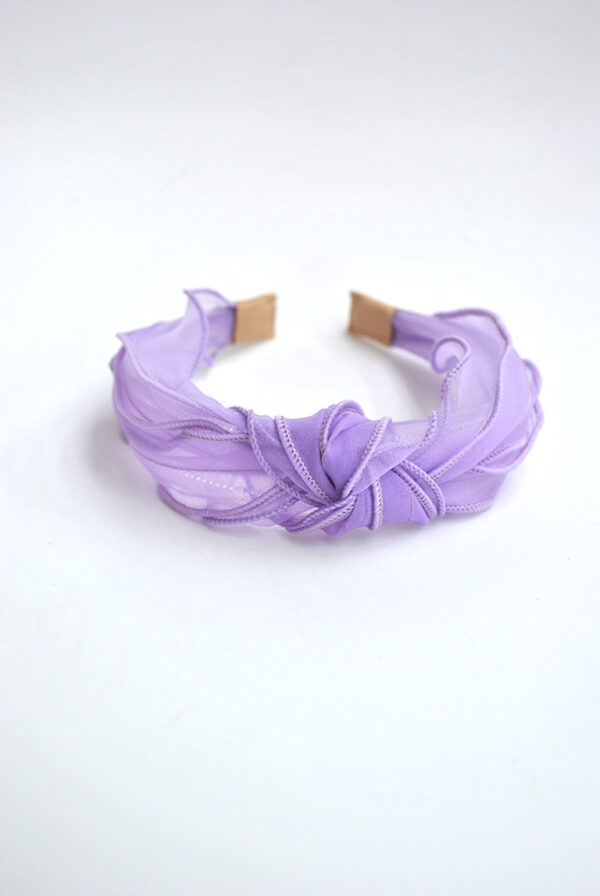 Diadema de fiesta lila