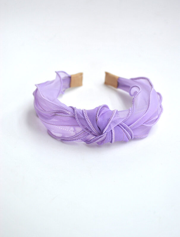 Diadema de fiesta lila