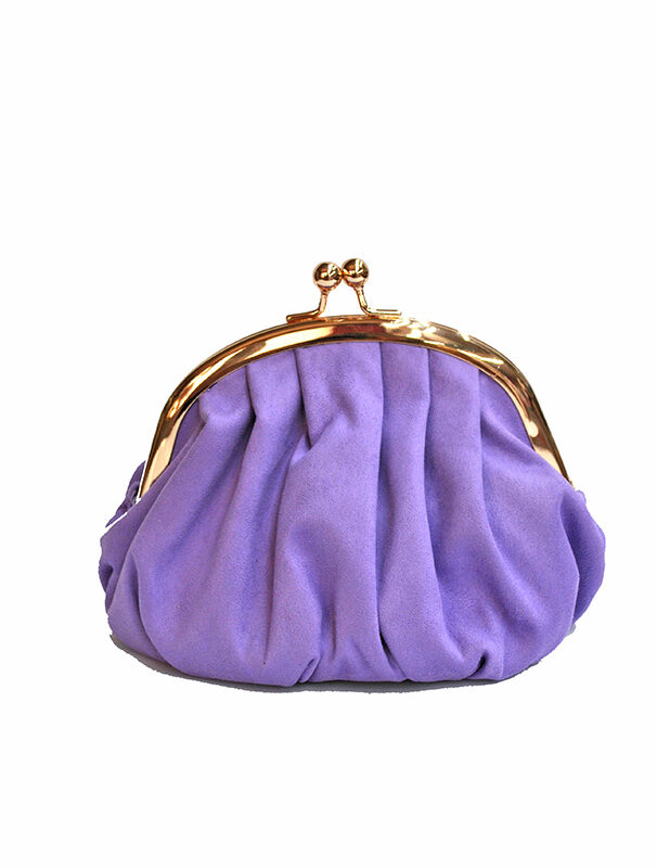 Bolsito clutch saco lila