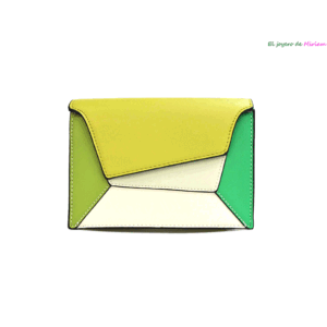 Bolso tonos verde lima