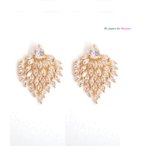 Pendientes de fiesta cristales