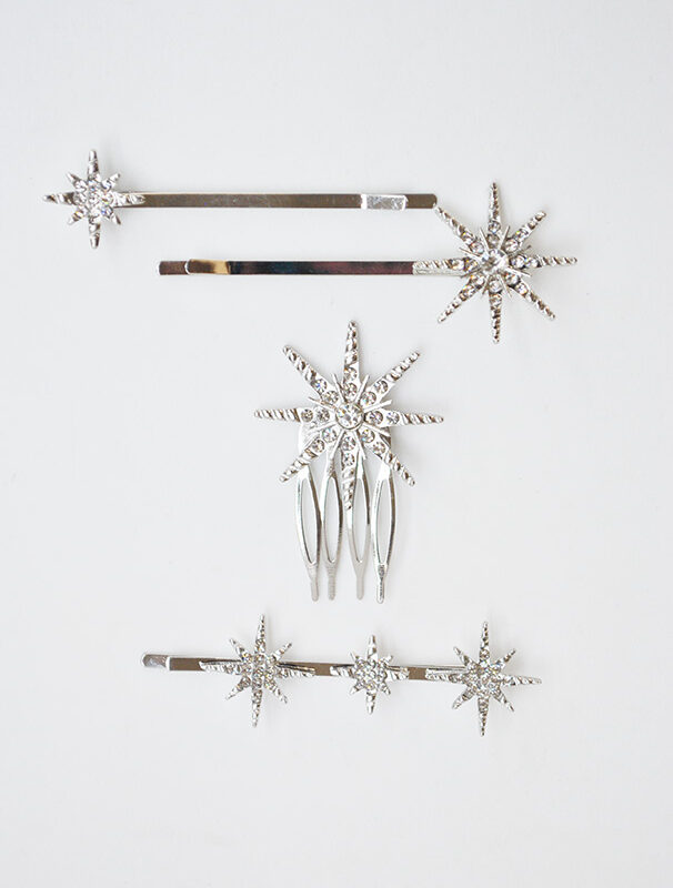 Conjunto horquillas y peineta