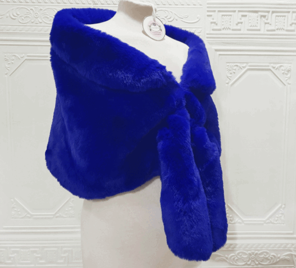 Estola azul klein de pelo - Imagen 3