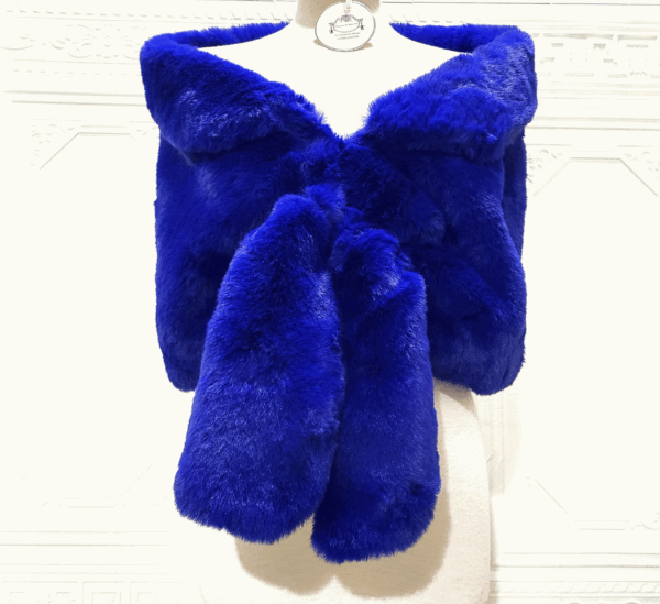 Estola azul klein de pelo