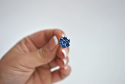 Horquilla azul y plata - Imagen 3