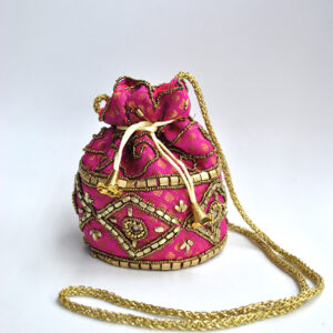 Bolso bombonera fucsia