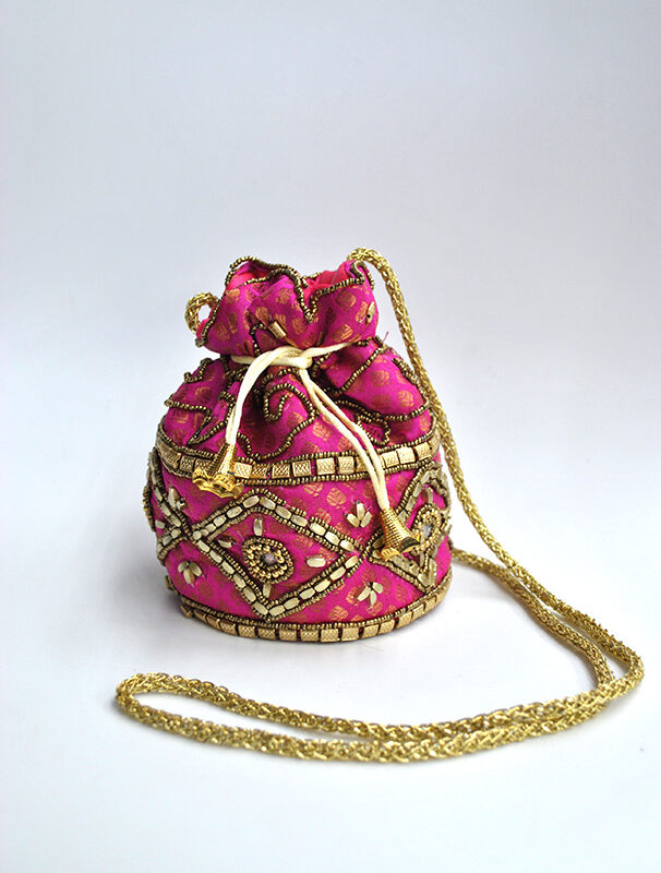 Bolso bombonera fucsia