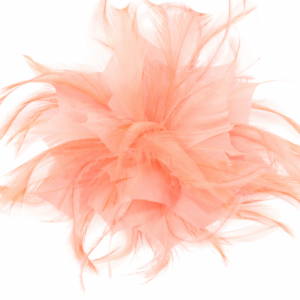 Flor tocado naranja salmón