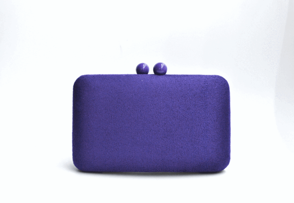 Clutch morado oscuro - Imagen 2