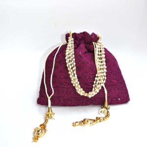 Bolso bombonera berenjena