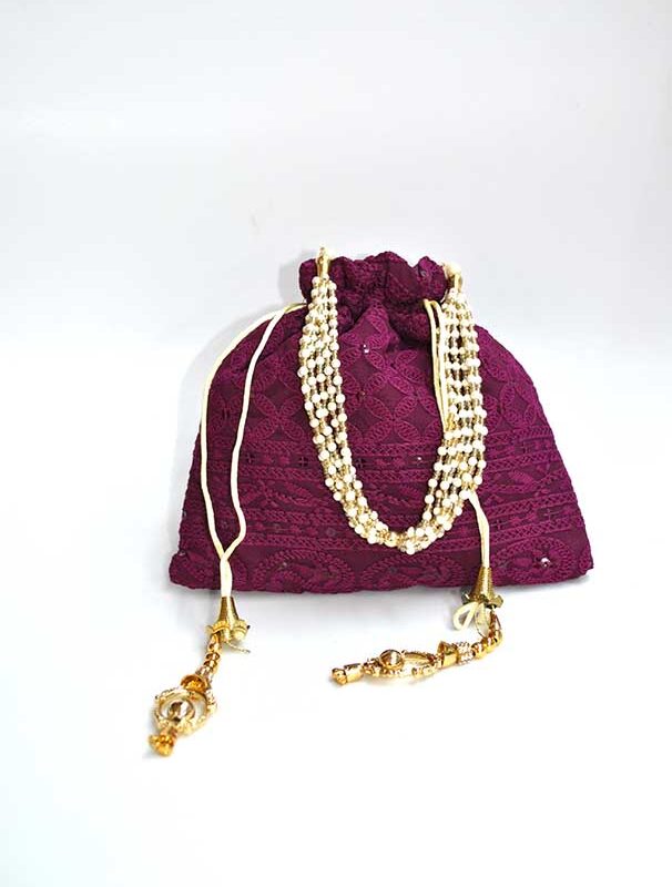 Bolso bombonera berenjena