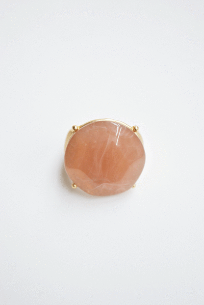 Anillo redondo rosa maquillaje