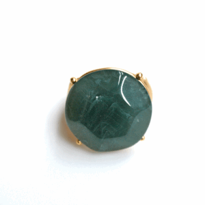 Anillo redondo verde