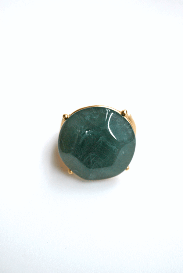 Anillo redondo verde
