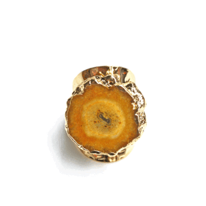 Anillo pulido mostaza