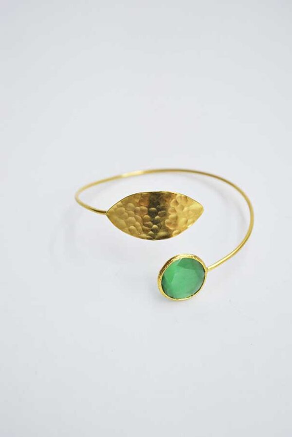 Brazalete cristal verde - Imagen 2