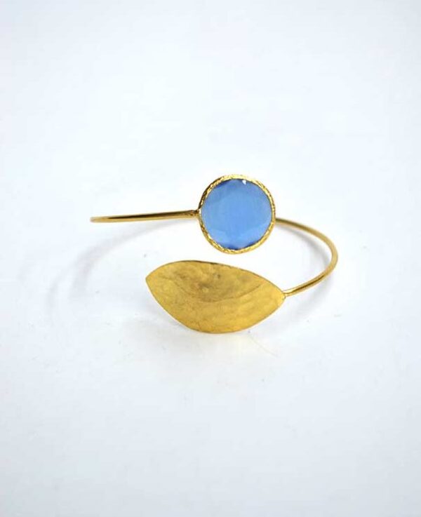 Brazalete cristal azul