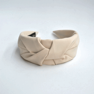 Diadema beige de fiesta