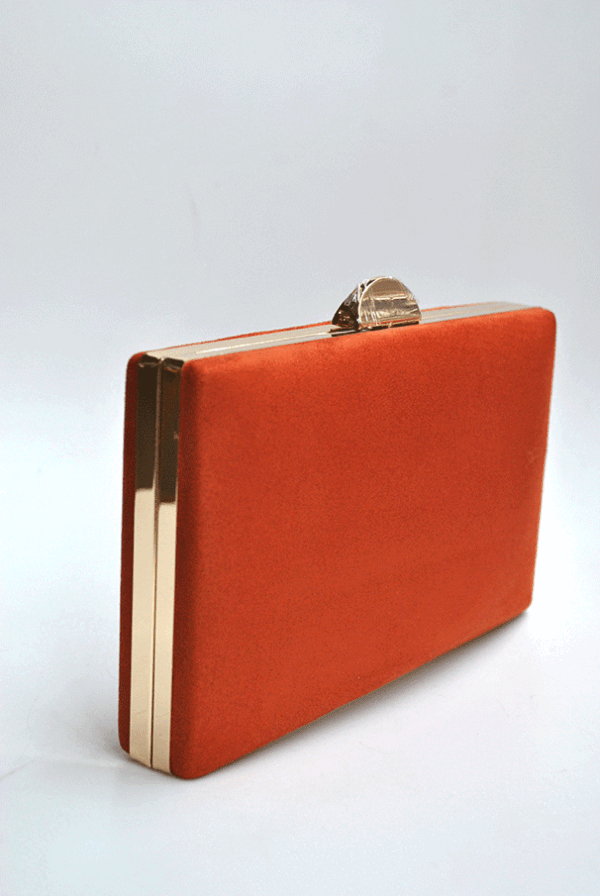 Bolso de fiesta teja - Imagen 2