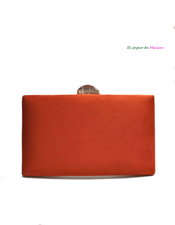 Bolso de fiesta teja