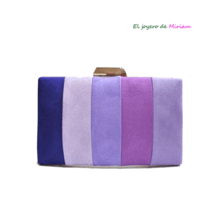 Bolso de fiesta tonos morados