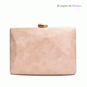 Clutch rosa nude irregular