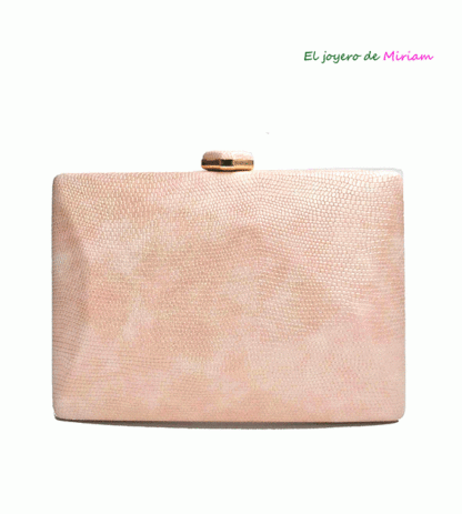 Clutch rosa nude irregular