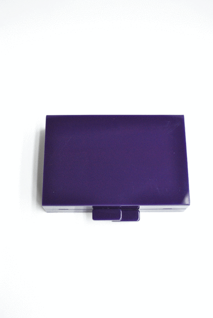 Bolso clutch multi morado nácar - Imagen 4