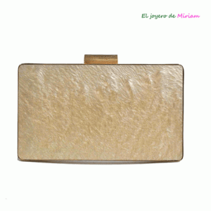 Clutch dorado caja nácar