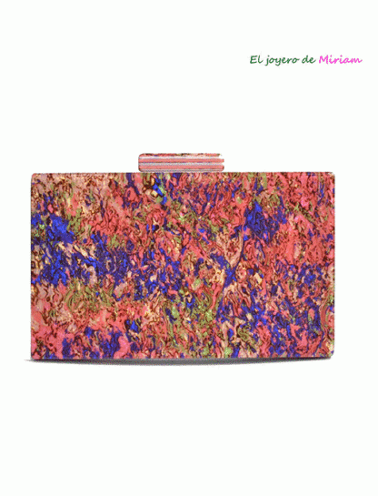 Bolso clutch caja de nácar
