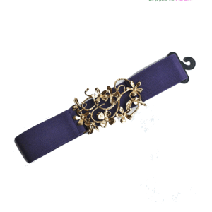 Cinturón de fiesta morado