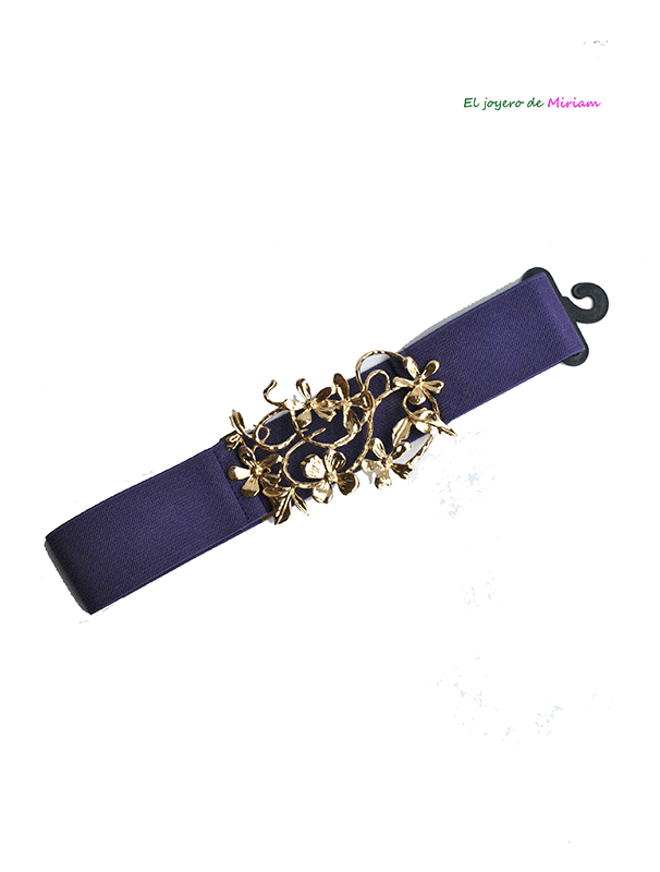 Cinturón de fiesta morado