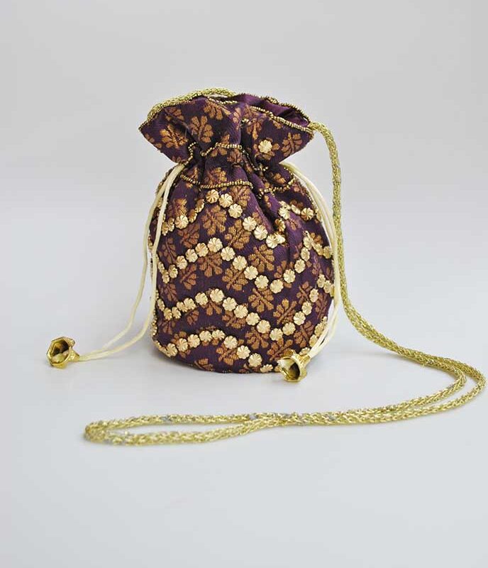 Bolso bombonera berenjena