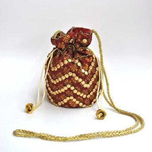 Bombonera burdeos y oro