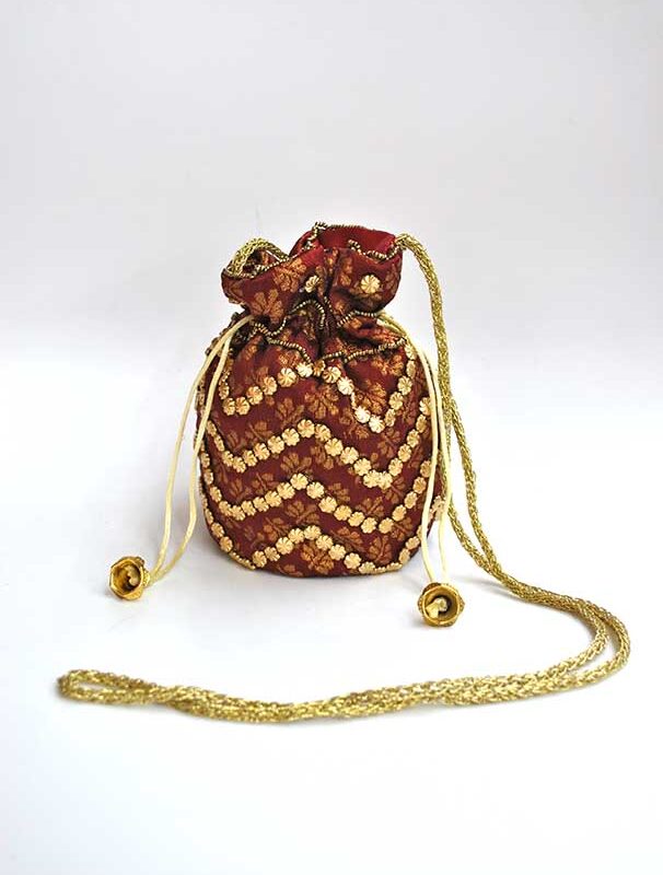 Bombonera burdeos y oro