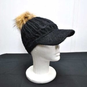 Gorra negra pelo suave