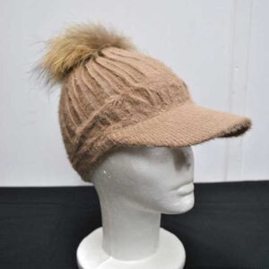 Gorra camel pelo suave