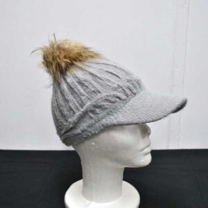 Gorra gris pelo suave