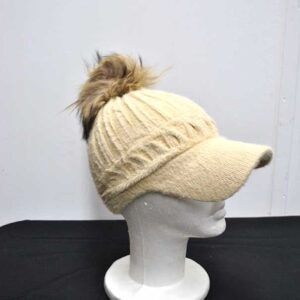 Gorra beige pelo suave