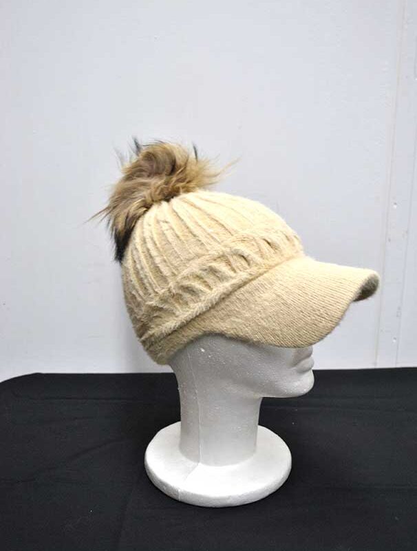 Gorra beige pelo suave