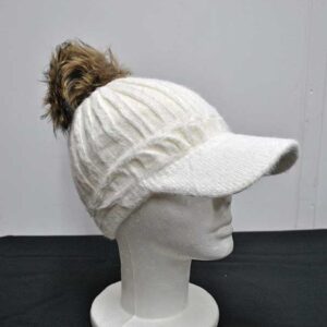 Gorra blanca pelo suave