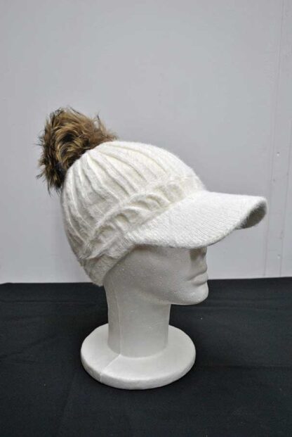 Gorra blanca pelo suave