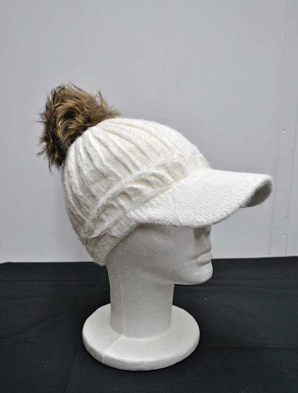 Gorra blanca pelo suave